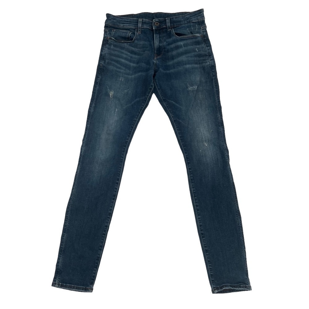 G-Star Raw 3301 Deconstructed Skinny Denim Jeans Size 31 x 34 Men's